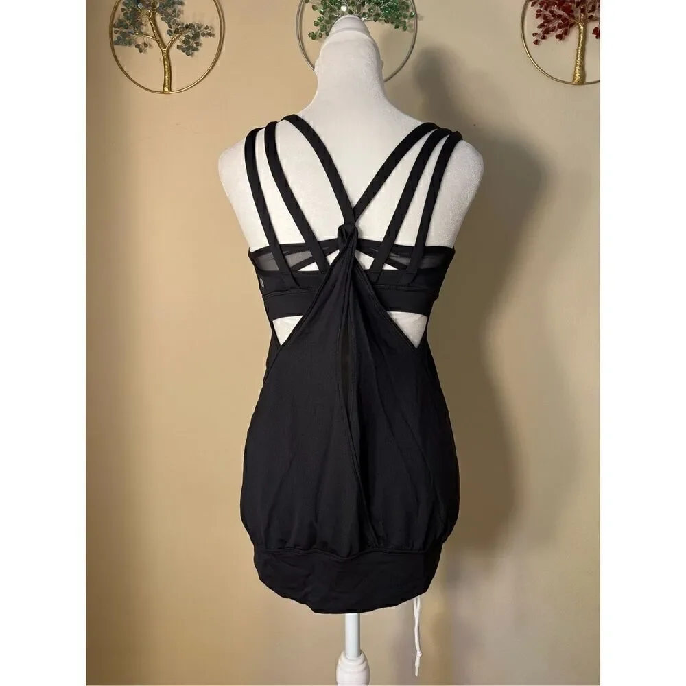 Lululemon Nouveau Limits Tank Black Size 4